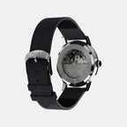 Men Automatic Black Dial Analog Leather Watch TW2W33900U9