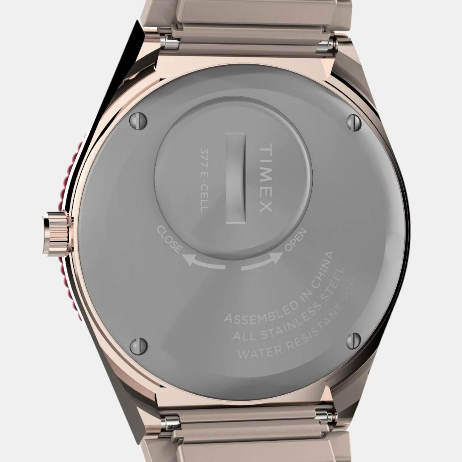 Women Quartz Pink Dial Analog Stainless Steel Watch TW2W41000UJ