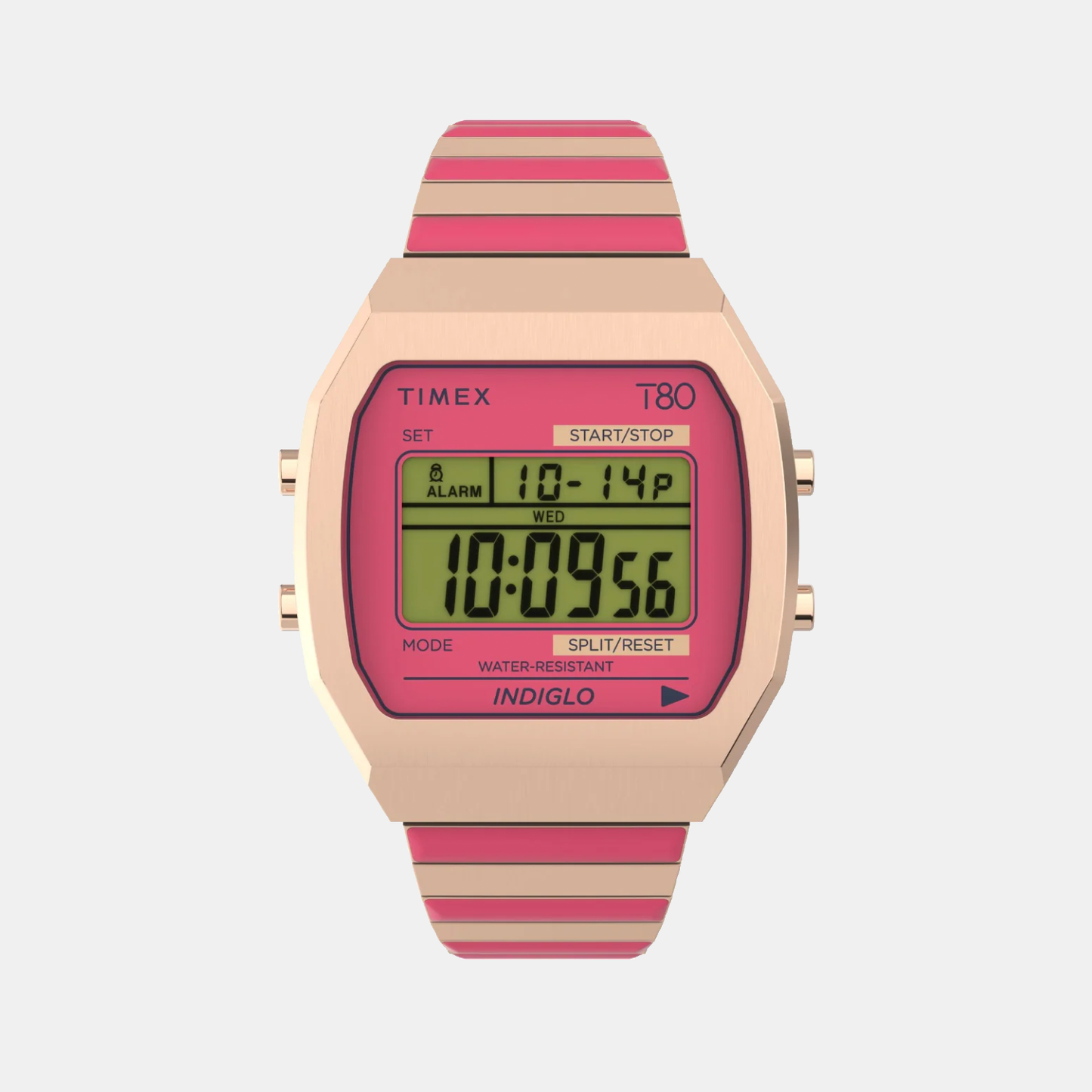 Women Quartz Pink Dial Digital Stainless Steel Watch TW2W41600UJ