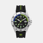 Men Quartz Black Dial Analog Silicone Watch TW2W41700X6