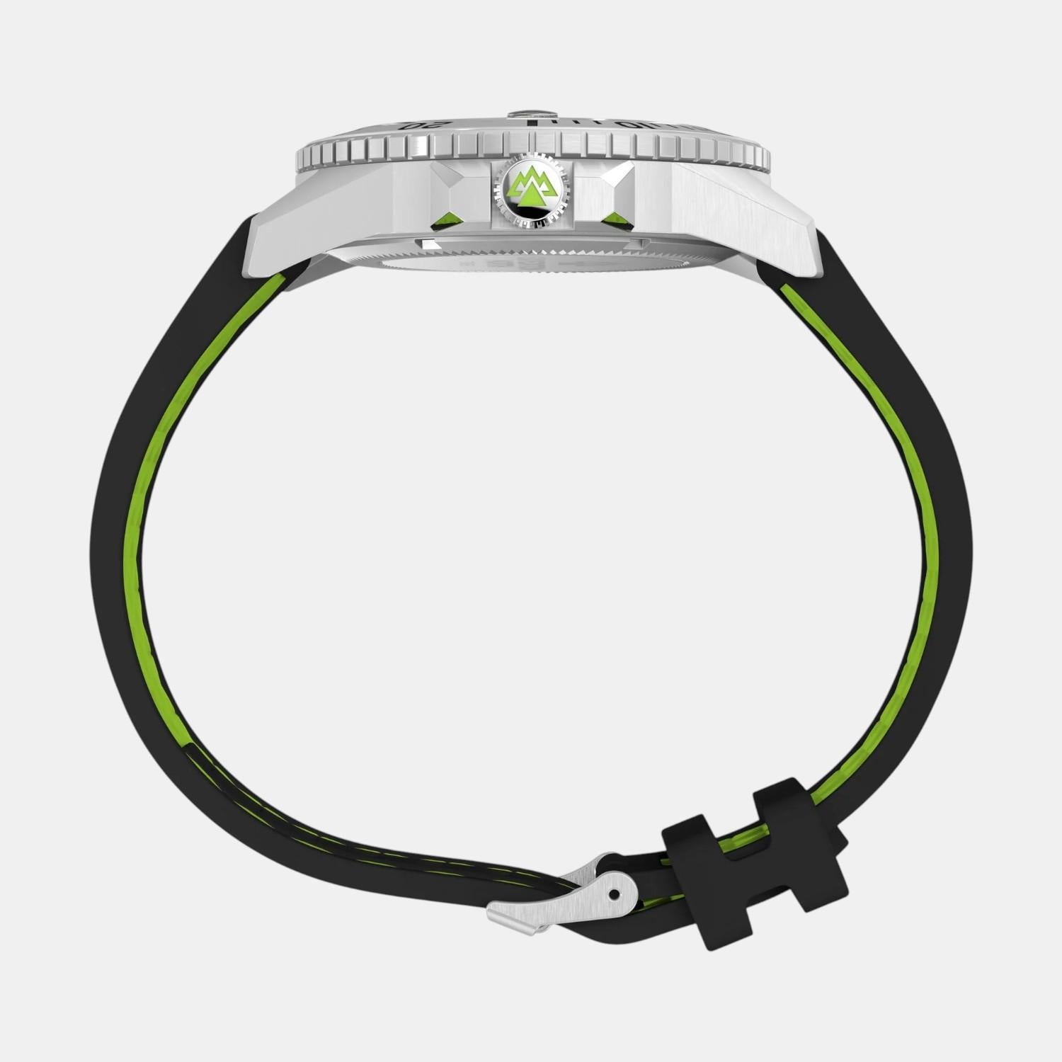 Men Quartz Black Dial Analog Silicone Watch TW2W41700X6