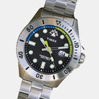 Men Quartz Black Dial Analog Stainless Steel Watch TW2W41900X6