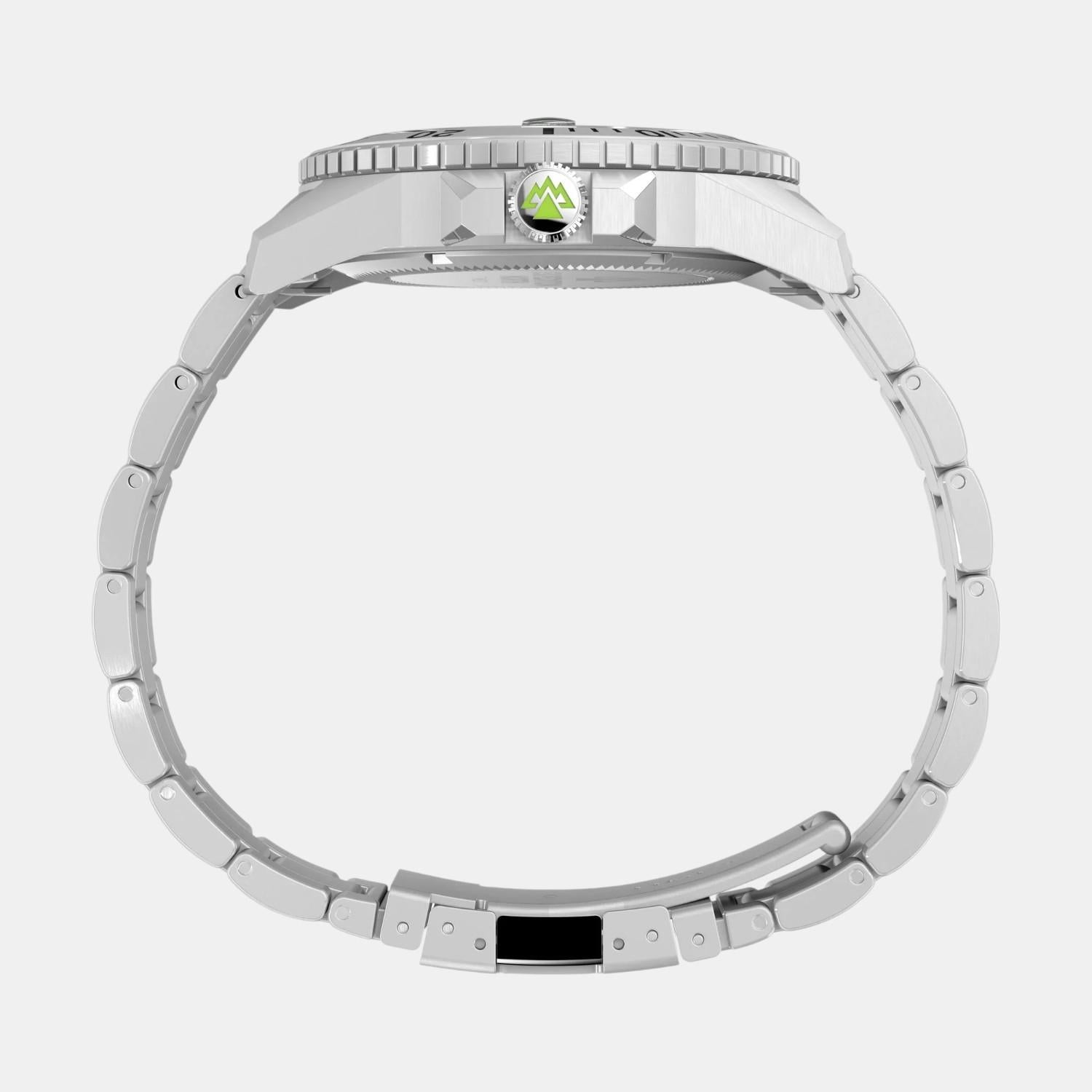 Men Quartz Black Dial Analog Stainless Steel Watch TW2W41900X6