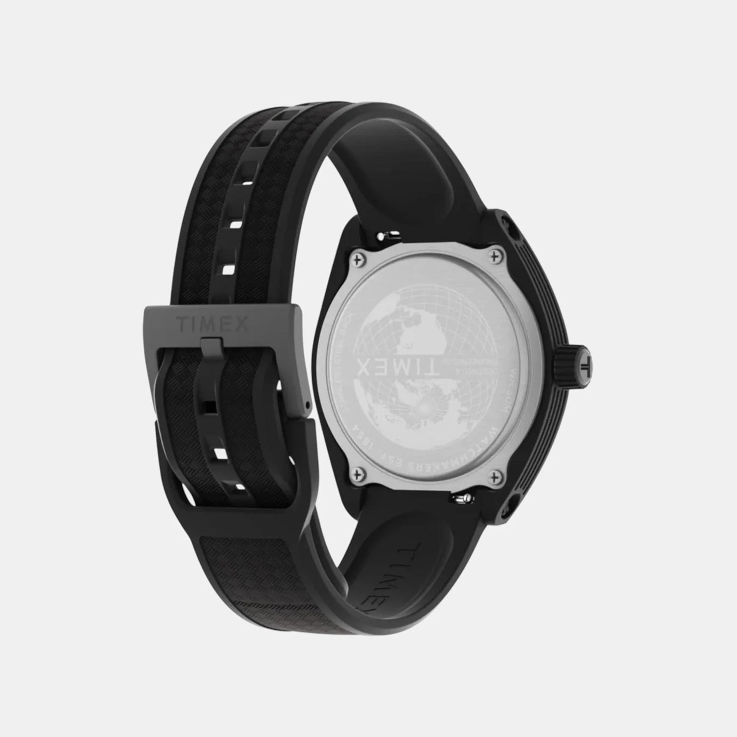 Unisex Quartz Black Dial Analog Resin Watch TW2W42100UJ