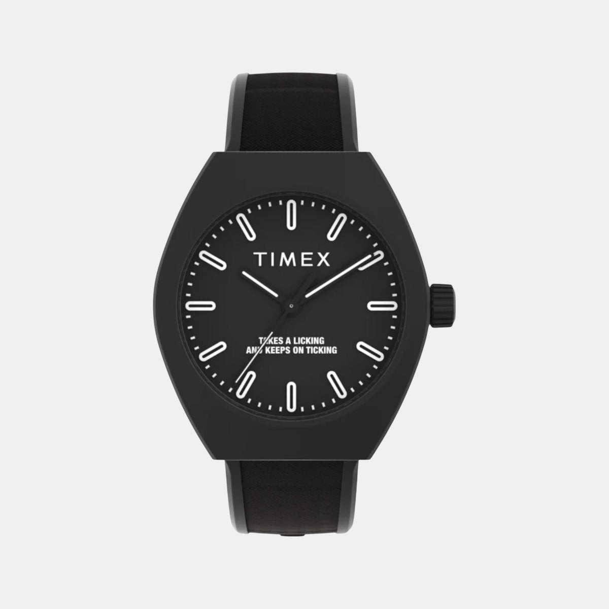 Unisex Quartz Black Dial Analog Resin Watch TW2W42100UJ