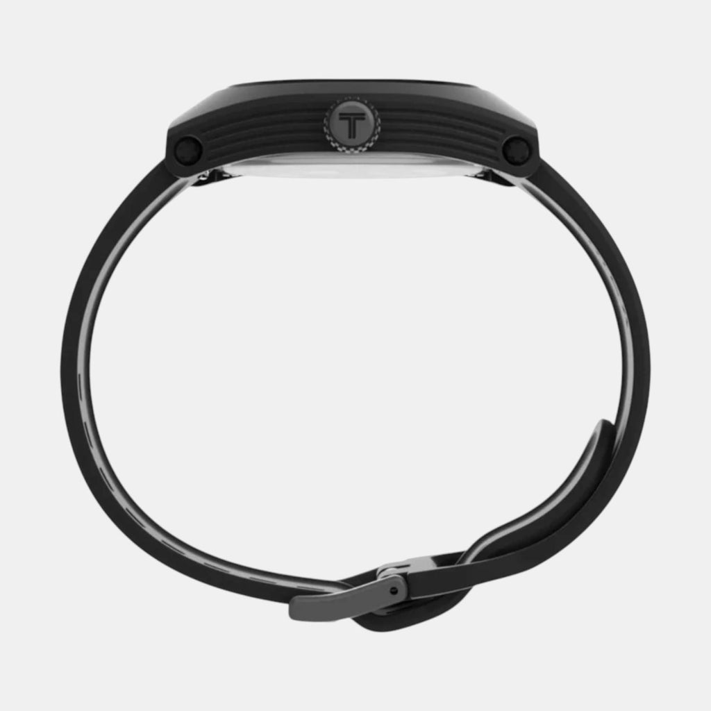 Unisex Quartz Black Dial Analog Resin Watch TW2W42100UJ