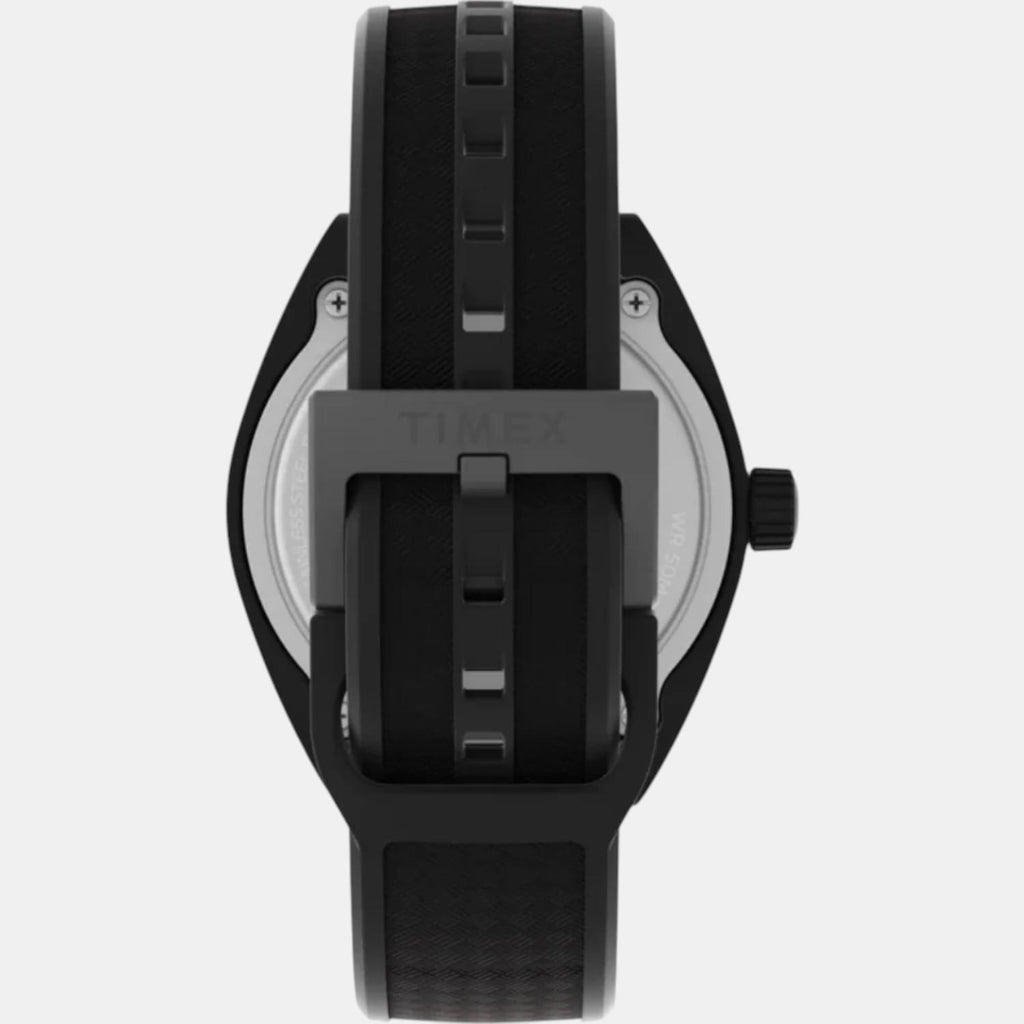 Unisex Quartz Black Dial Analog Resin Watch TW2W42100UJ