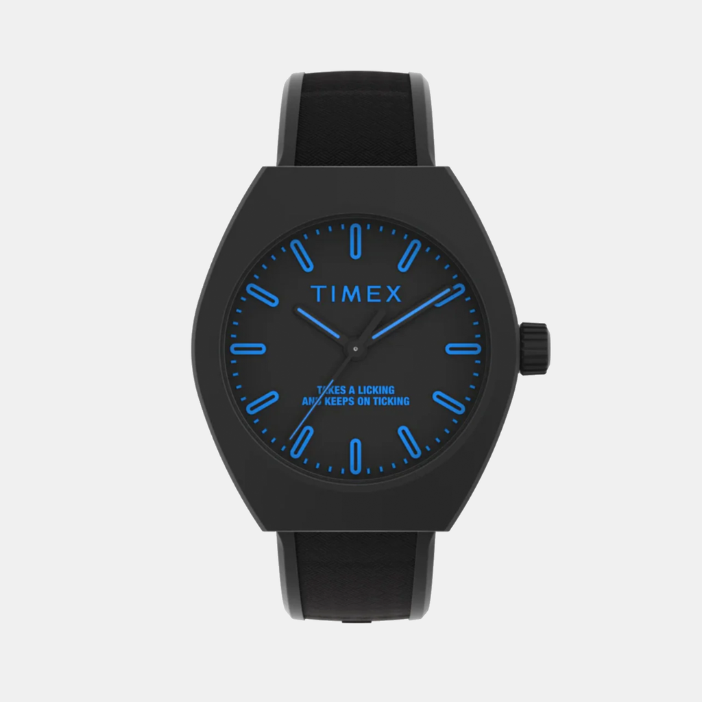 Unisex Quartz Black Dial Analog Resin Watch TW2W42300UJ