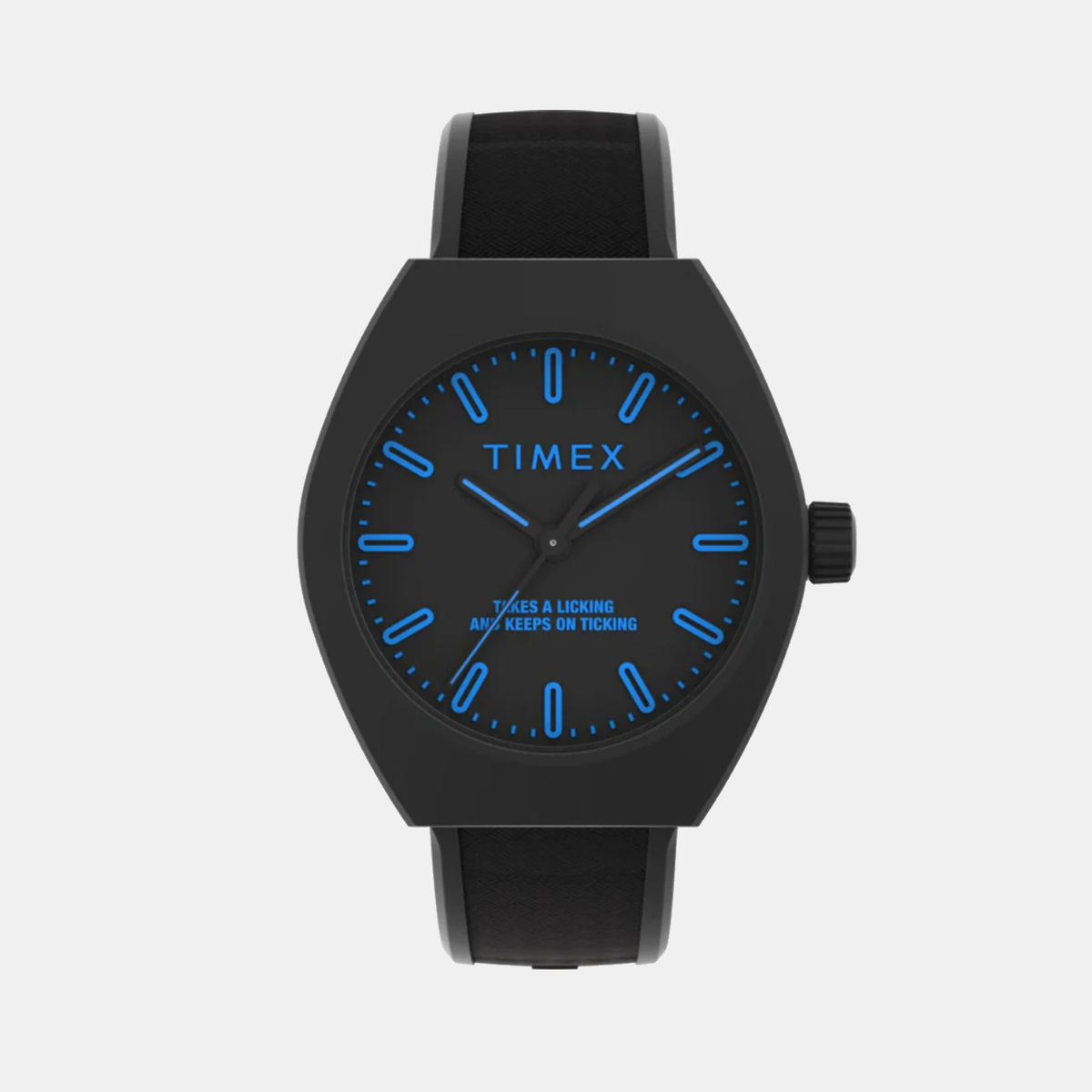 Unisex Quartz Black Dial Analog Resin Watch TW2W42300UJ