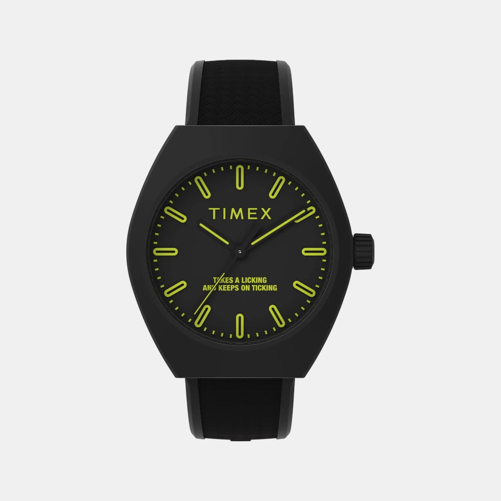 Unisex Quartz Black Dial Analog Resin Watch TW2W42400UJ