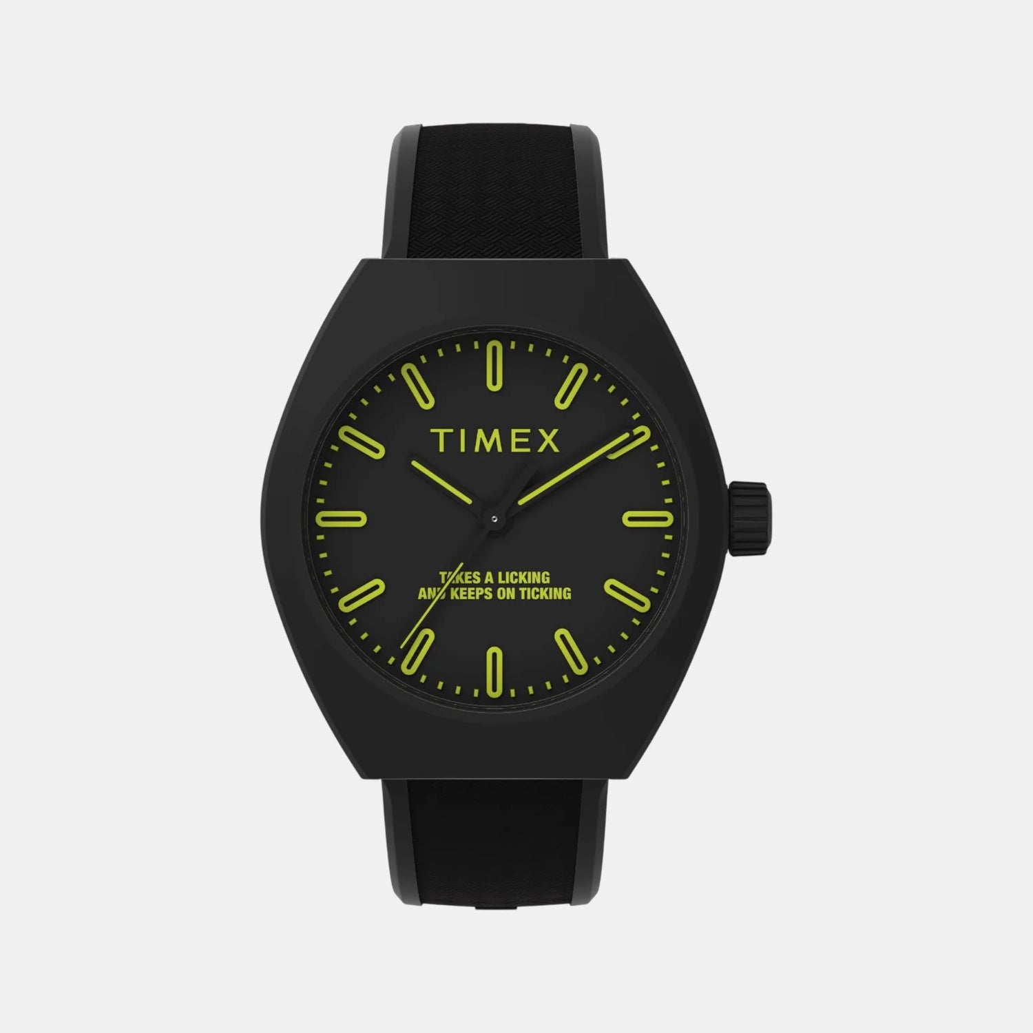 Unisex Quartz Black Dial Analog Resin Watch TW2W42400UJ