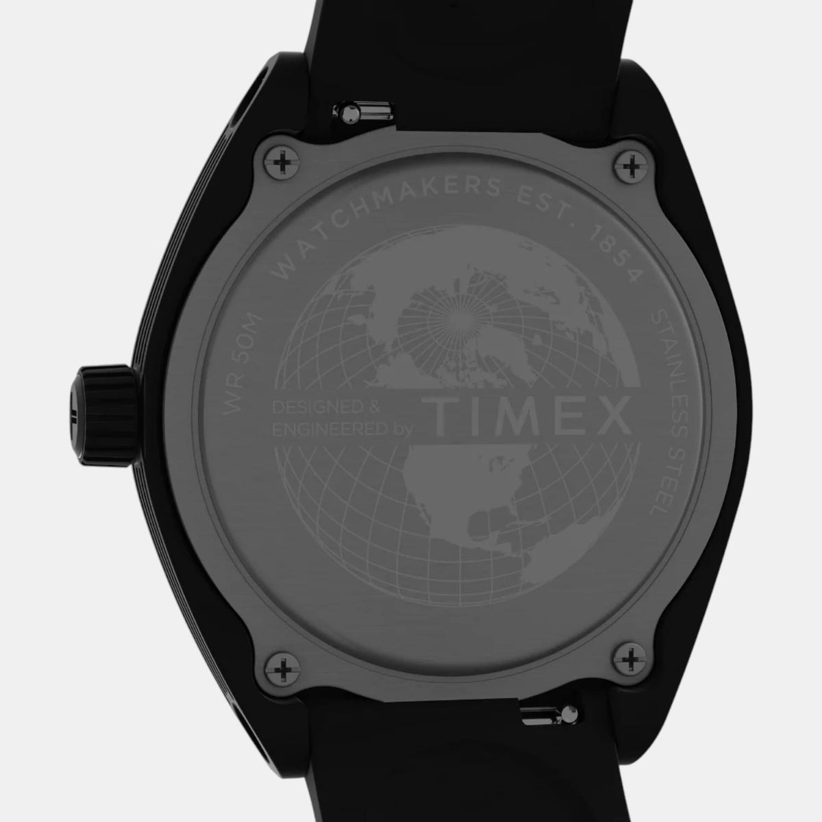 Unisex Quartz Black Dial Analog Resin Watch TW2W42400UJ