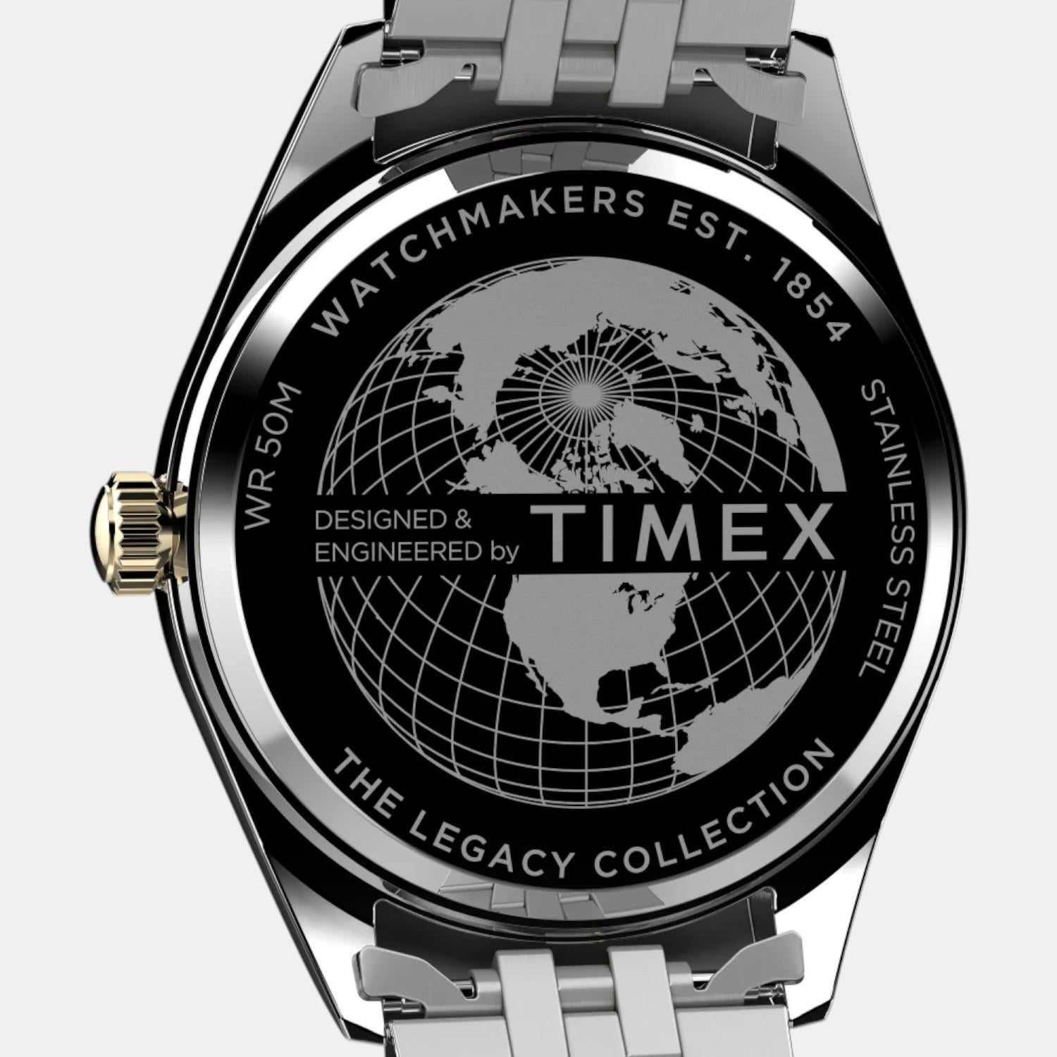 Men Quartz Blue Dial Analog Stainless Steel Watch TW2W42600UJ