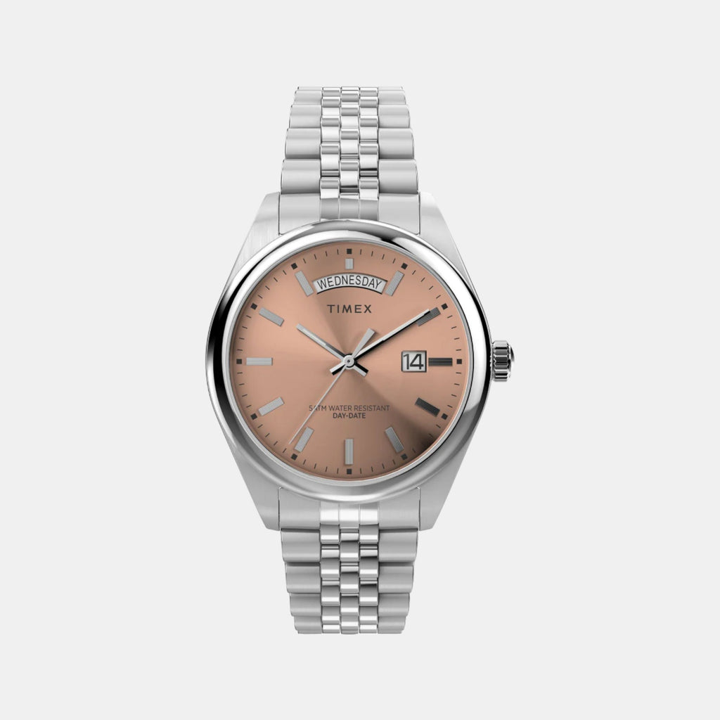 Men Quartz Brown Dial Analog Stainless Steel Watch TW2W42700UJ