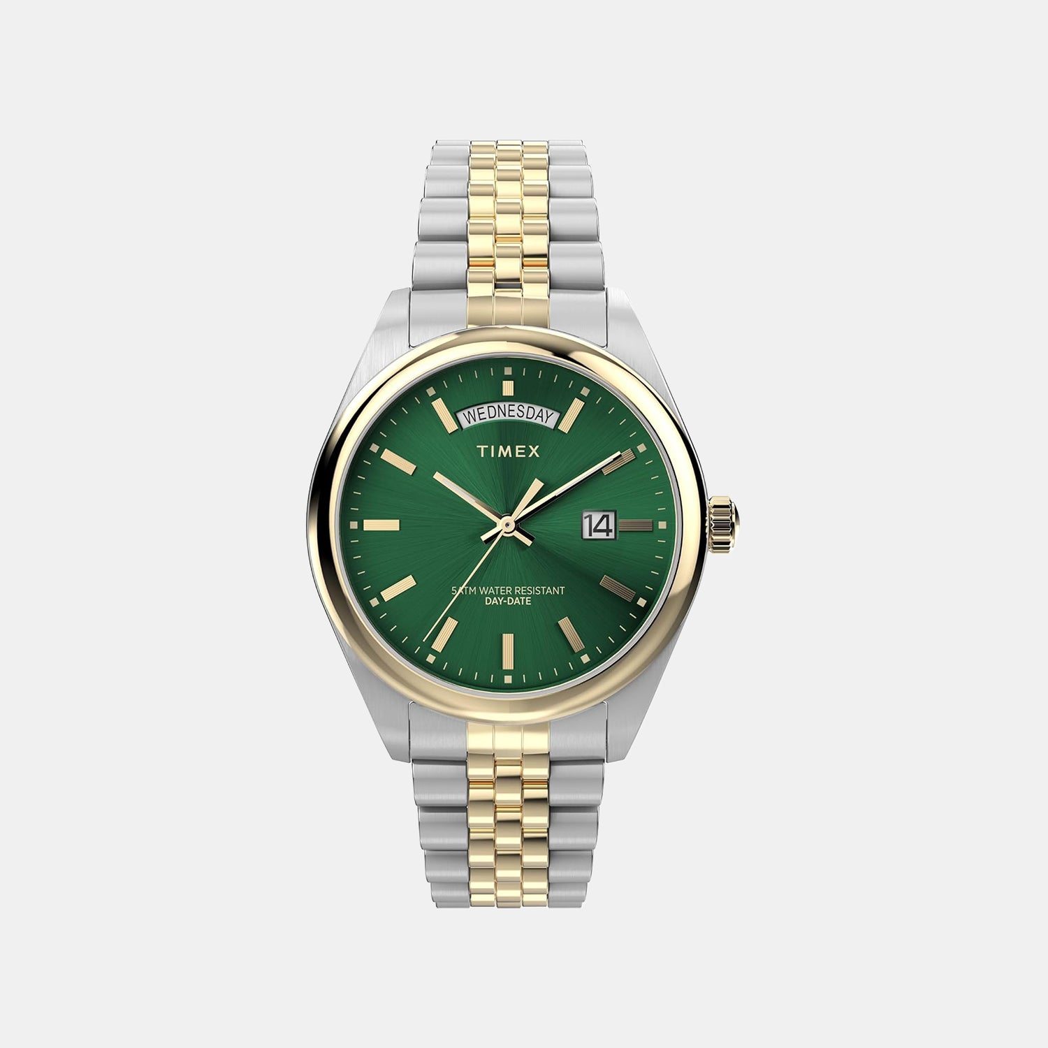 Men Quartz Green Dial Analog Steel Watch TW2W42800UJ