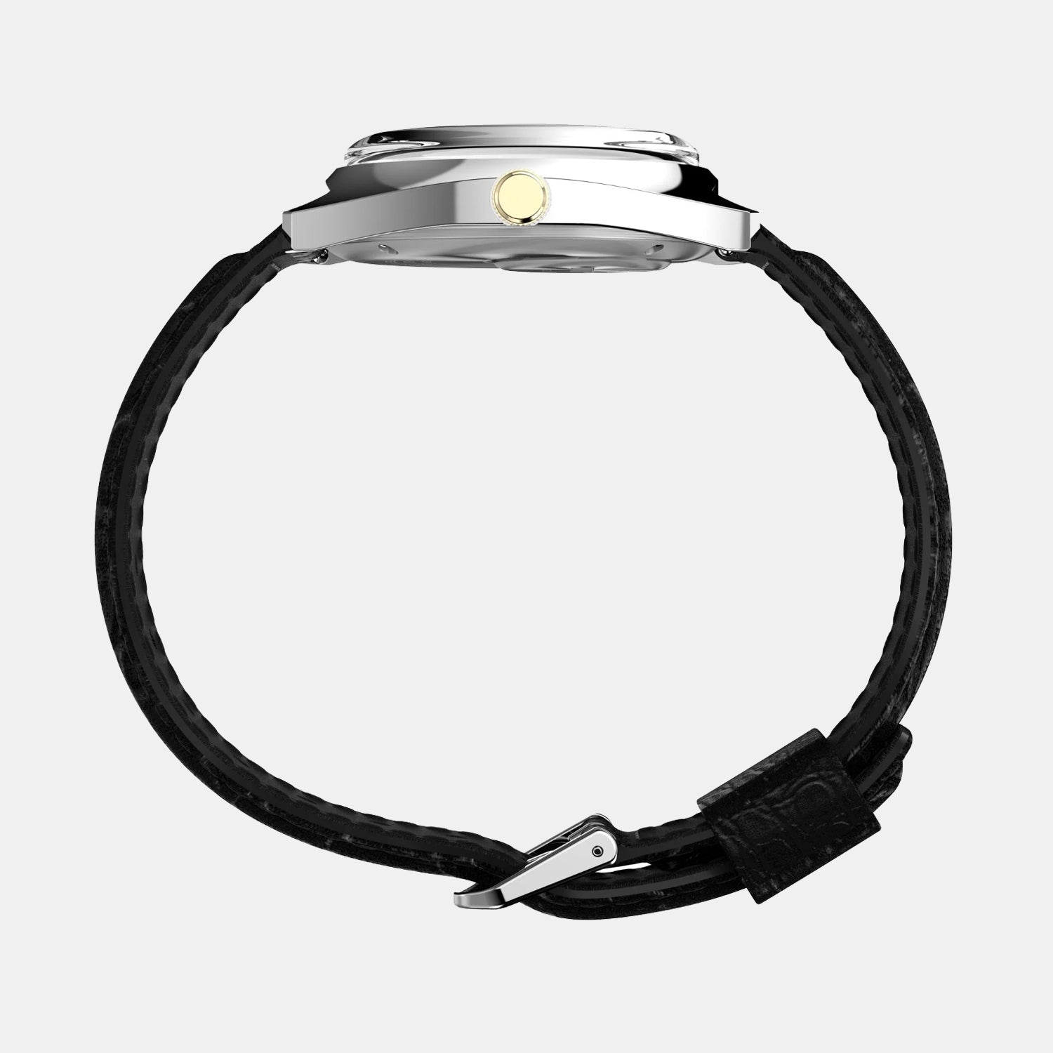 Q Timex Men Quartz Blue Dial Analog Leather Watch TW2W44800U9