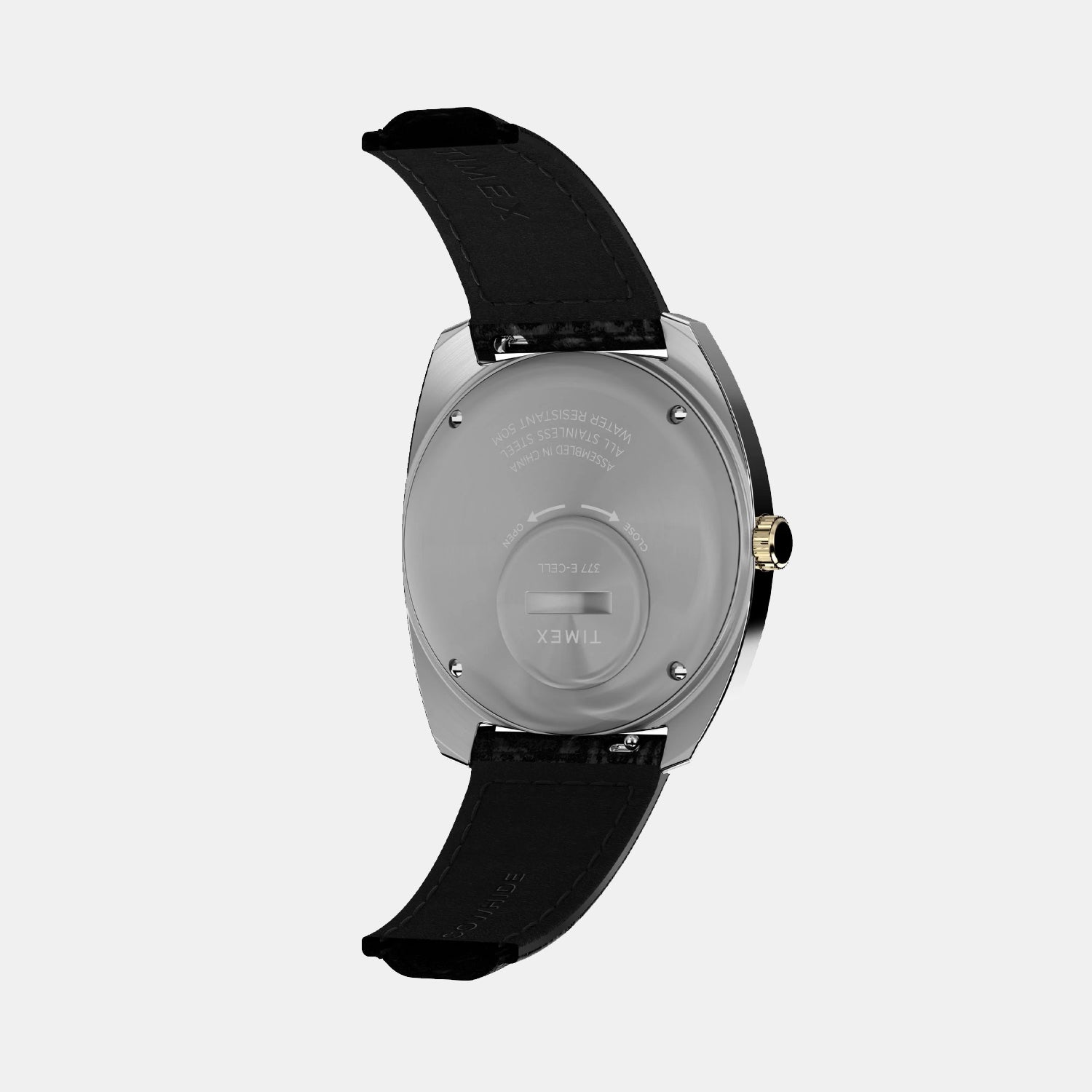 Q Timex Men Quartz Blue Dial Analog Leather Watch TW2W44800U9