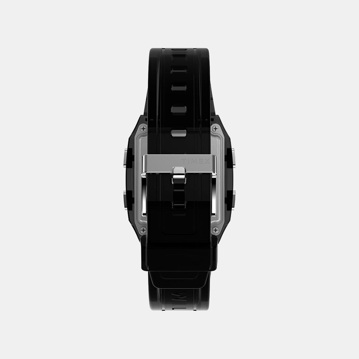 Q Timex Men Quartz Grey Dial Digital Resin Watch TW2W45000UJ