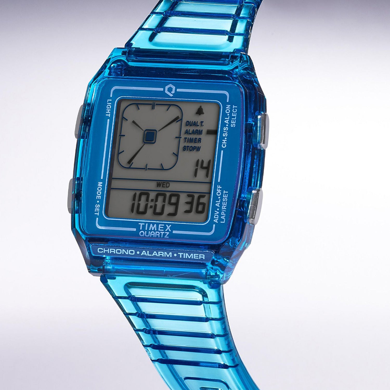 Unisex Quartz Grey Dial Digital Resin Watch TW2W45100UJ