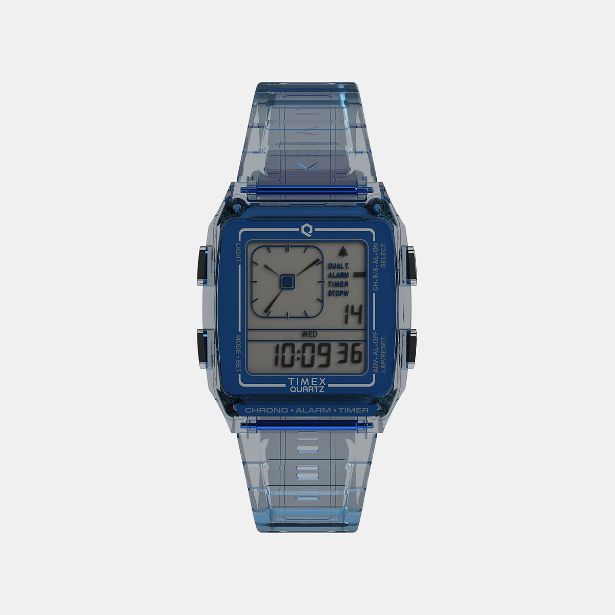Unisex Quartz Grey Dial Digital Resin Watch TW2W45100UJ