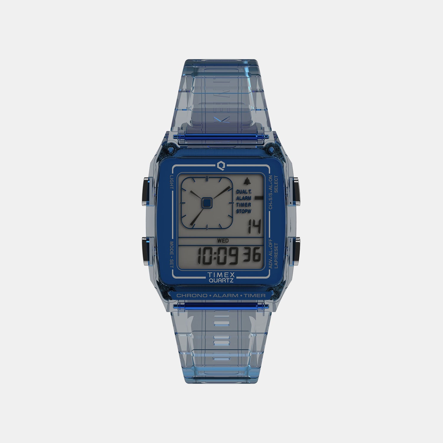 Unisex Quartz Grey Dial Digital Resin Watch TW2W45100UJ