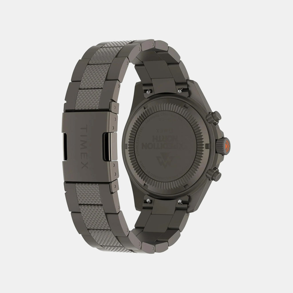 Men Quartz Black Dial Analog Stainless Steel Watch TW2W45700X6