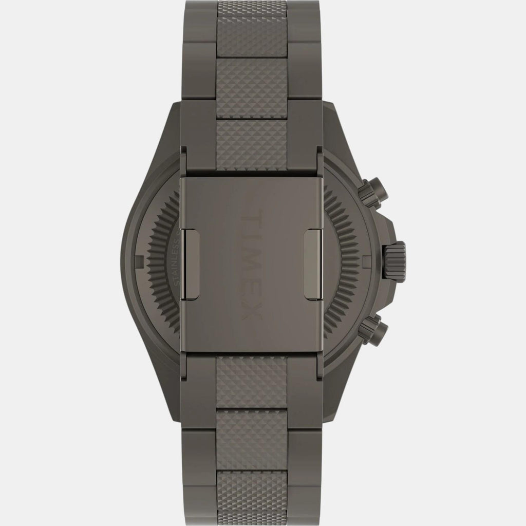 Men Quartz Black Dial Analog Stainless Steel Watch TW2W45700X6