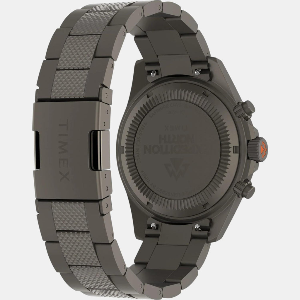 Men Quartz Black Dial Analog Stainless Steel Watch TW2W45700X6