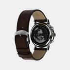 Men Quartz Rose Gold Dial Analog Leather Watch TW2W47300UJ