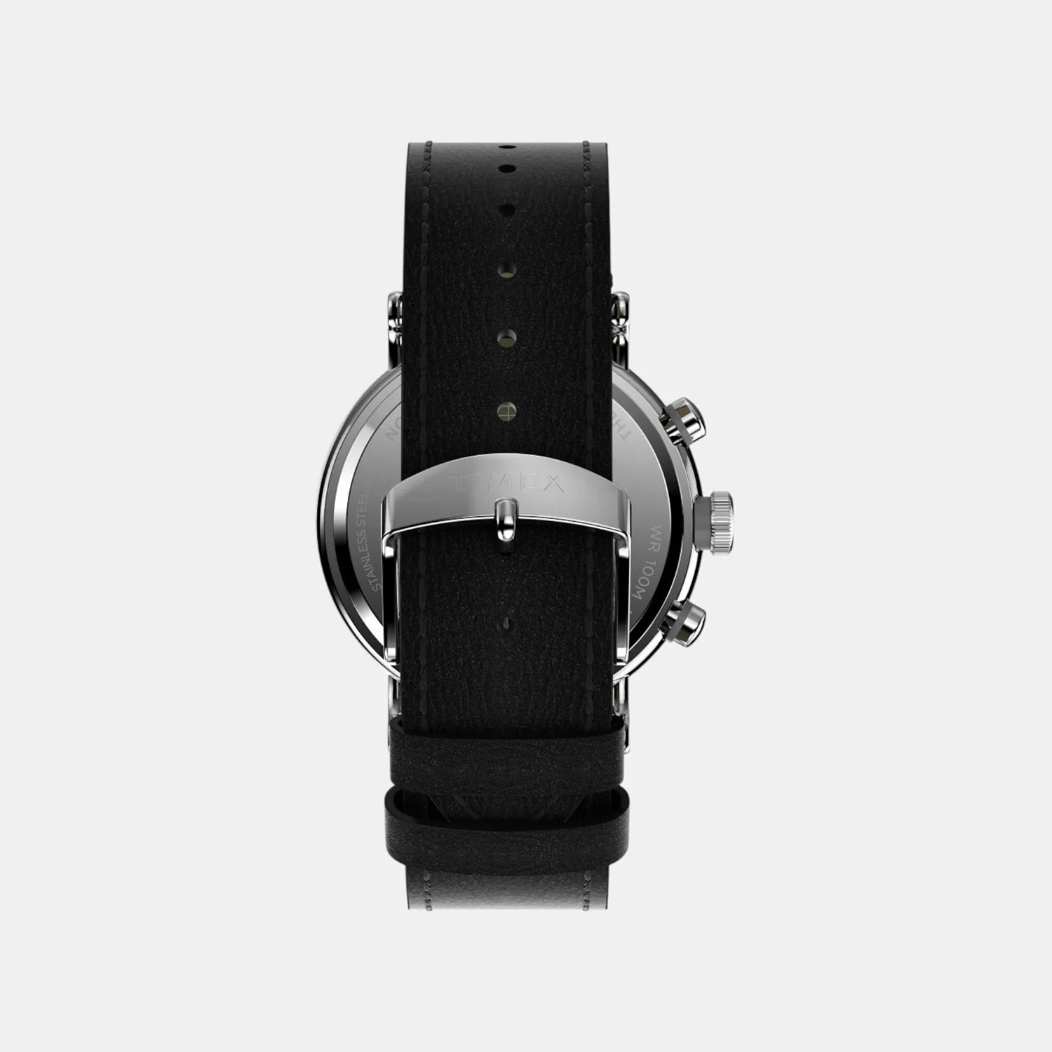 Men Quartz Silver Dial Analog Leather Watch TW2W47400UJ