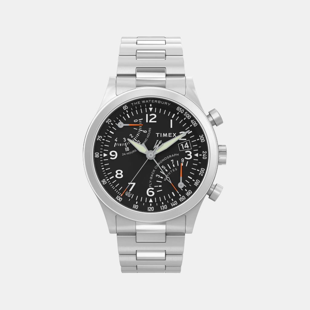 Men Quartz Black Dial Analog Stainless Steel Watch TW2W47800UJ
