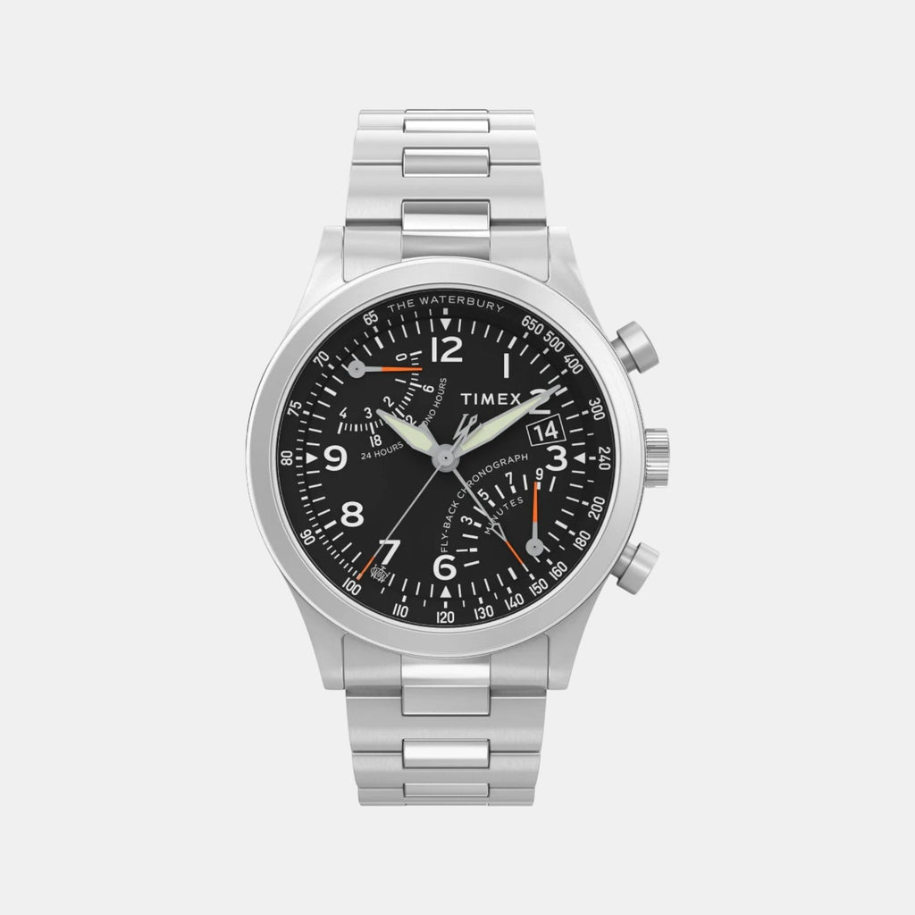 Men Quartz Black Dial Analog Stainless Steel Watch TW2W47800UJ