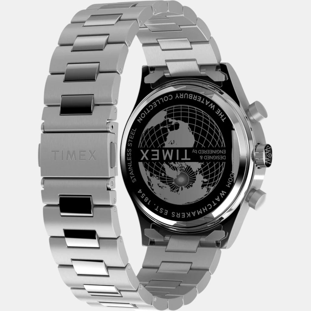 Men Quartz Black Dial Analog Stainless Steel Watch TW2W47800UJ