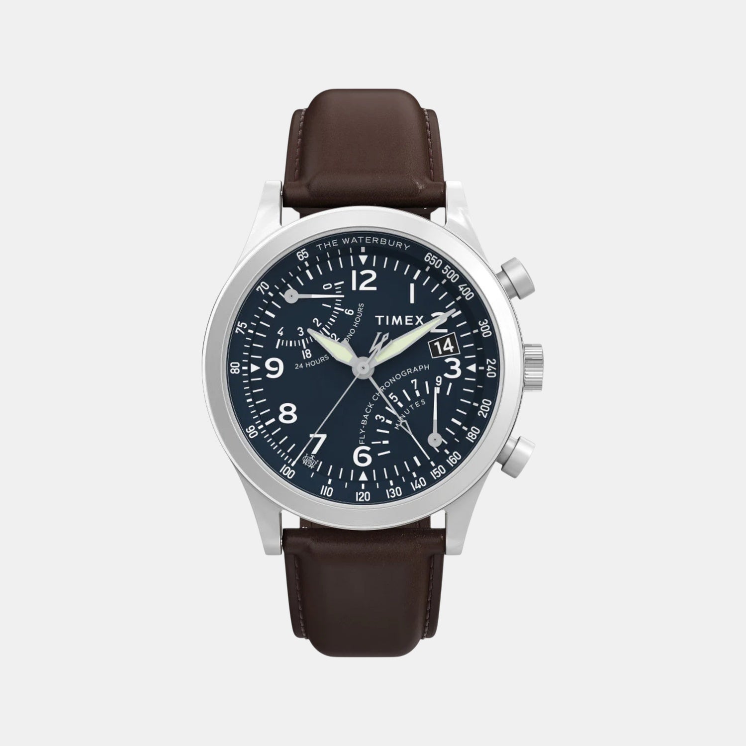 Men Quartz Blue Dial Analog Leather Watch TW2W47900UJ