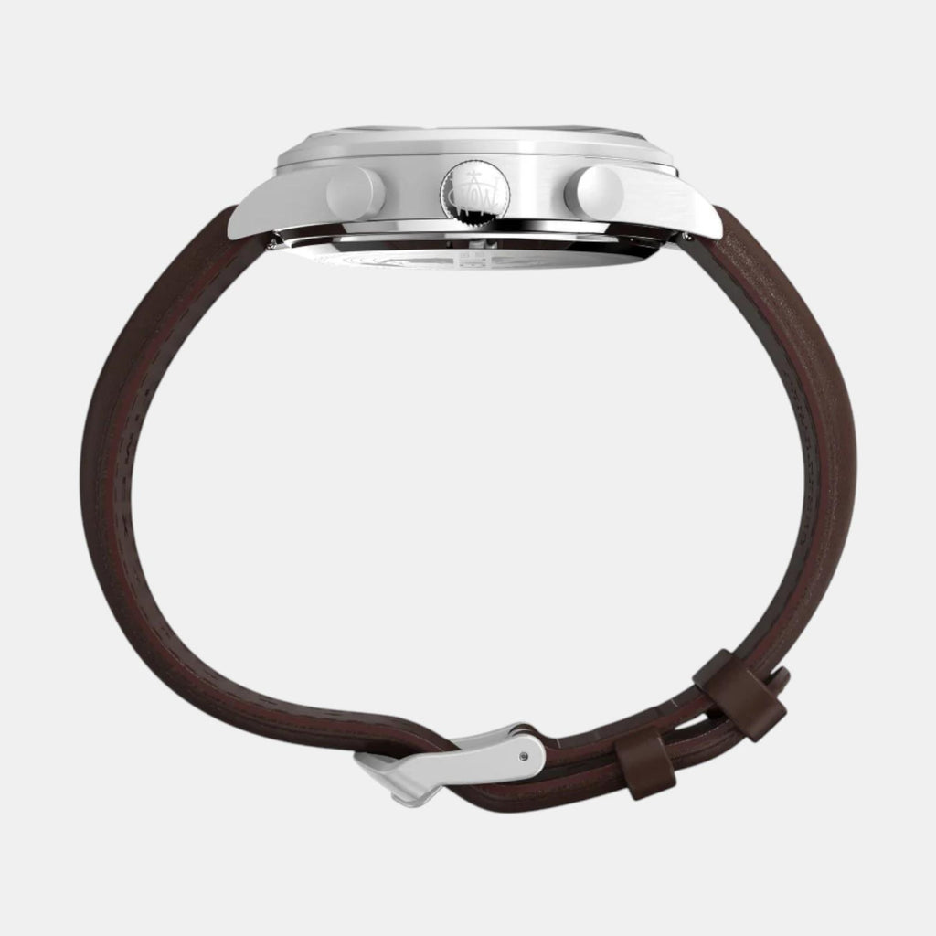 Men Quartz Blue Dial Analog Leather Watch TW2W47900UJ