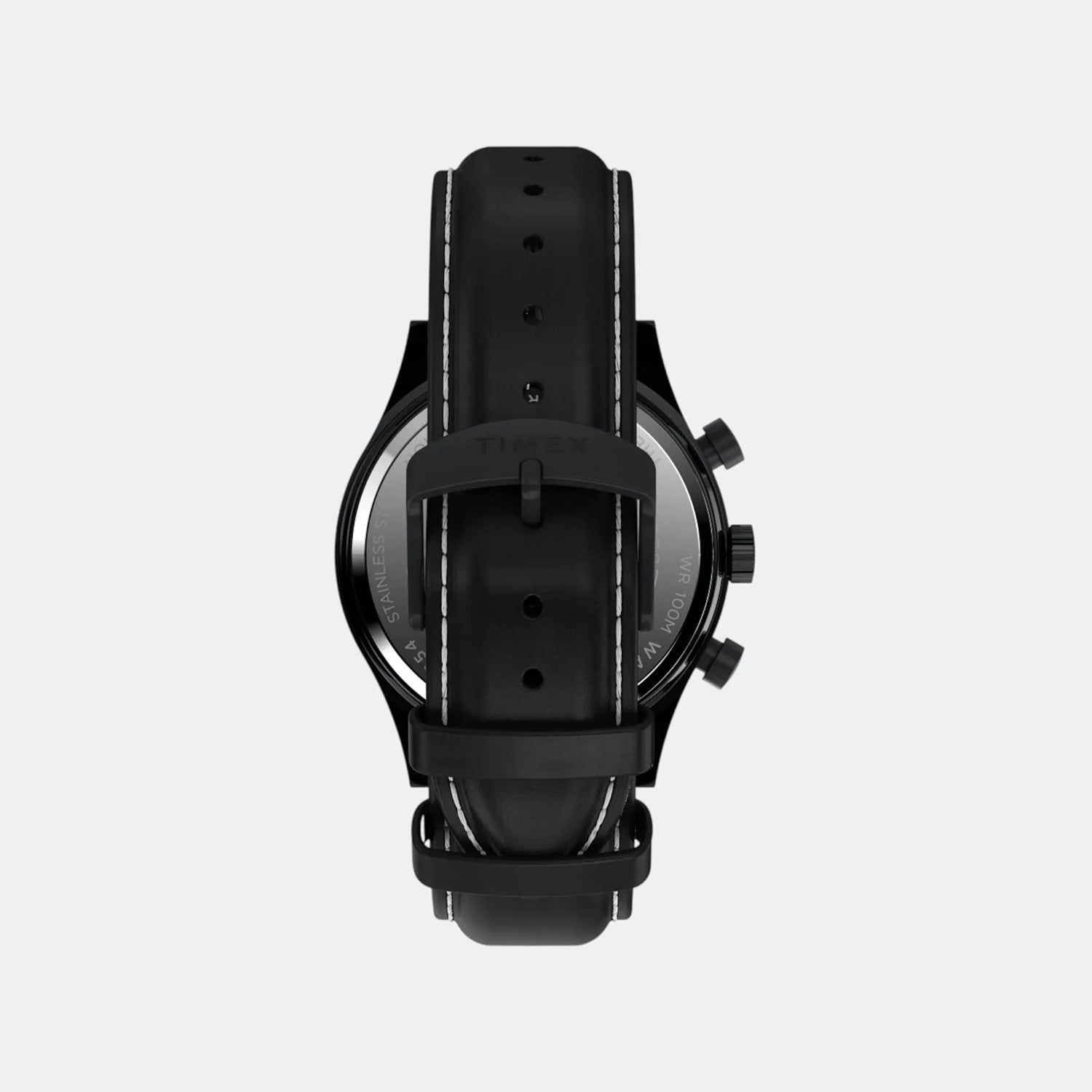 Men Quartz Black Dial Analog Leather Watch TW2W48000UJ