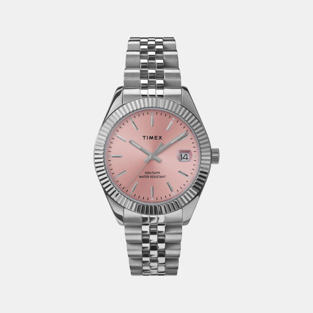 Women Quartz Pink Dial Analog Stainless Steel Watch TW2W49800UJ
