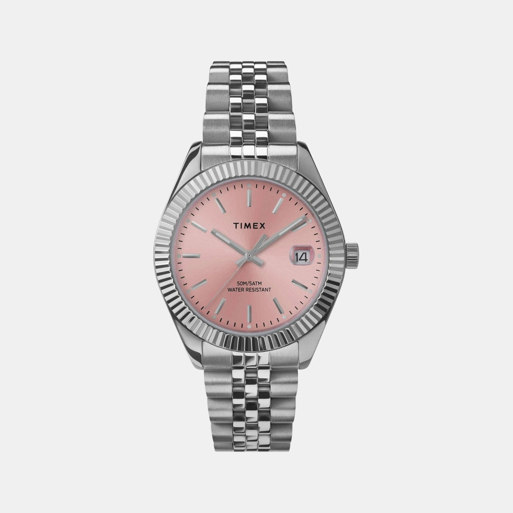 Women Quartz Pink Dial Analog Stainless Steel Watch TW2W49800UJ