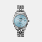 Women Quartz Blue Dial Analog Stainless Steel Watch TW2W49900UJ