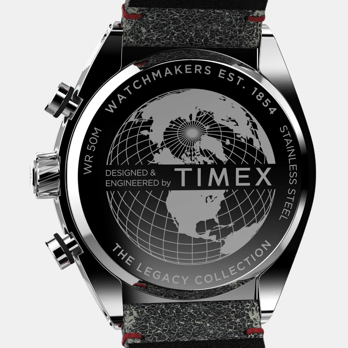 Men Quartz Black Dial Analog Leather Watch TW2W50000UJ