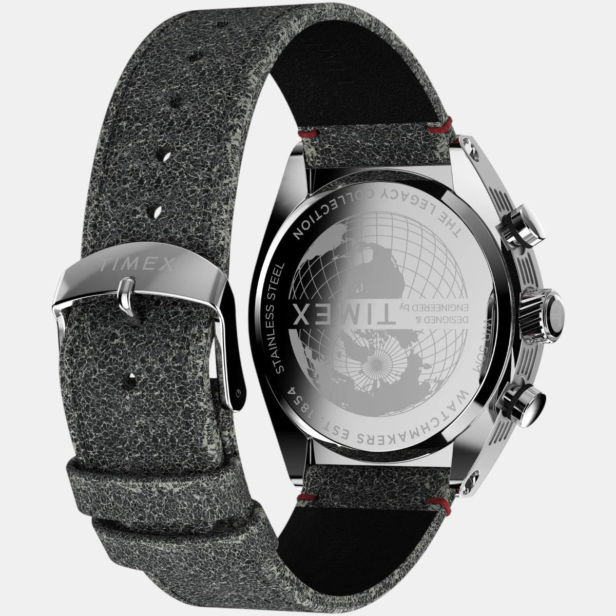 Men Quartz Black Dial Analog Leather Watch TW2W50000UJ