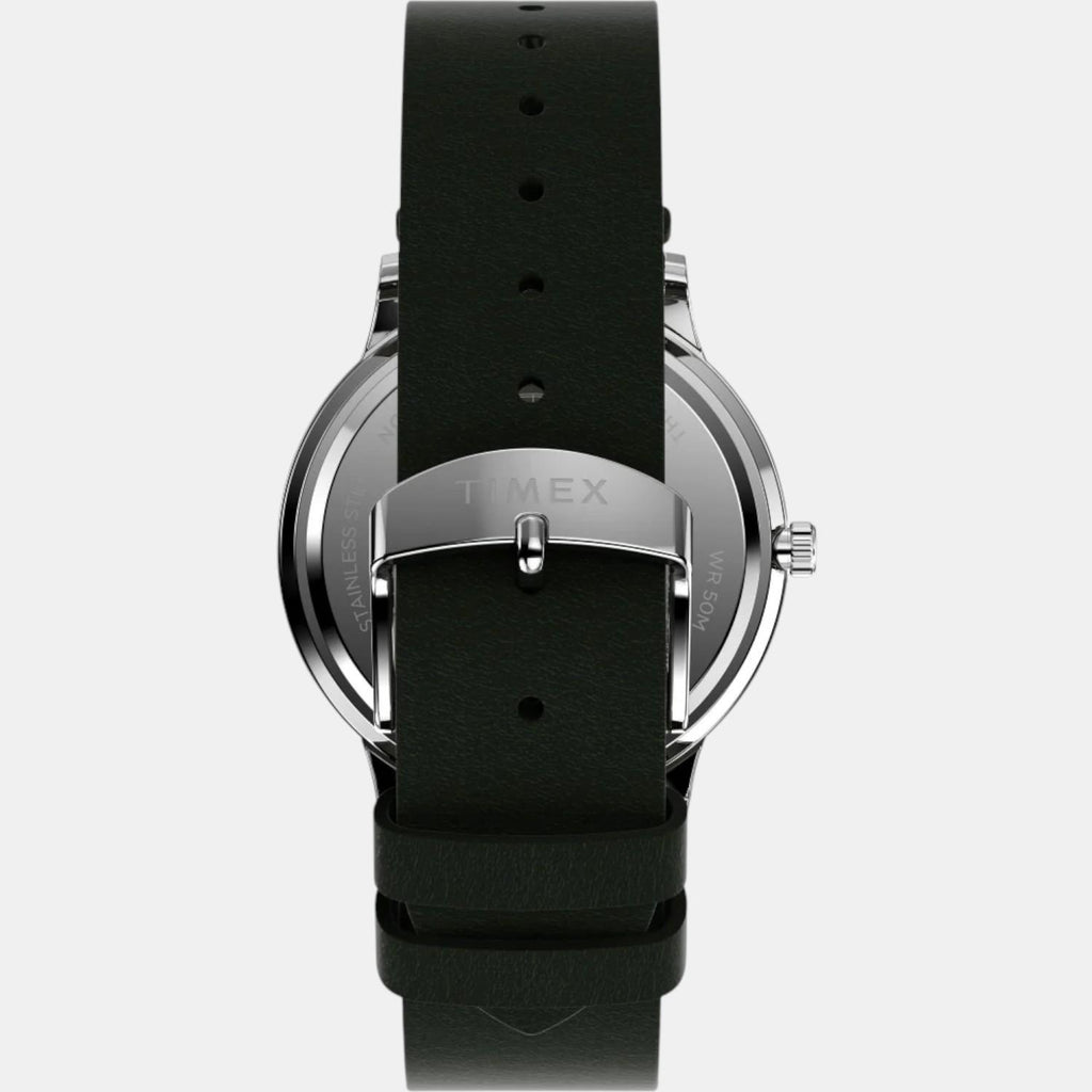 Men Quartz Green Dial Analog Leather Watch TW2W50500UJ