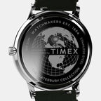 Men Quartz Green Dial Analog Leather Watch TW2W50500UJ