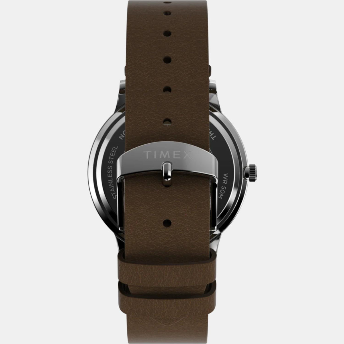 Men Quartz Cream Dial Analog Leather Watch TW2W50600UJ