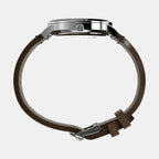 Men Quartz Cream Dial Analog Leather Watch TW2W50600UJ