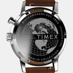Men Quartz Green Dial Analog Leather Watch TW2W51000UJ