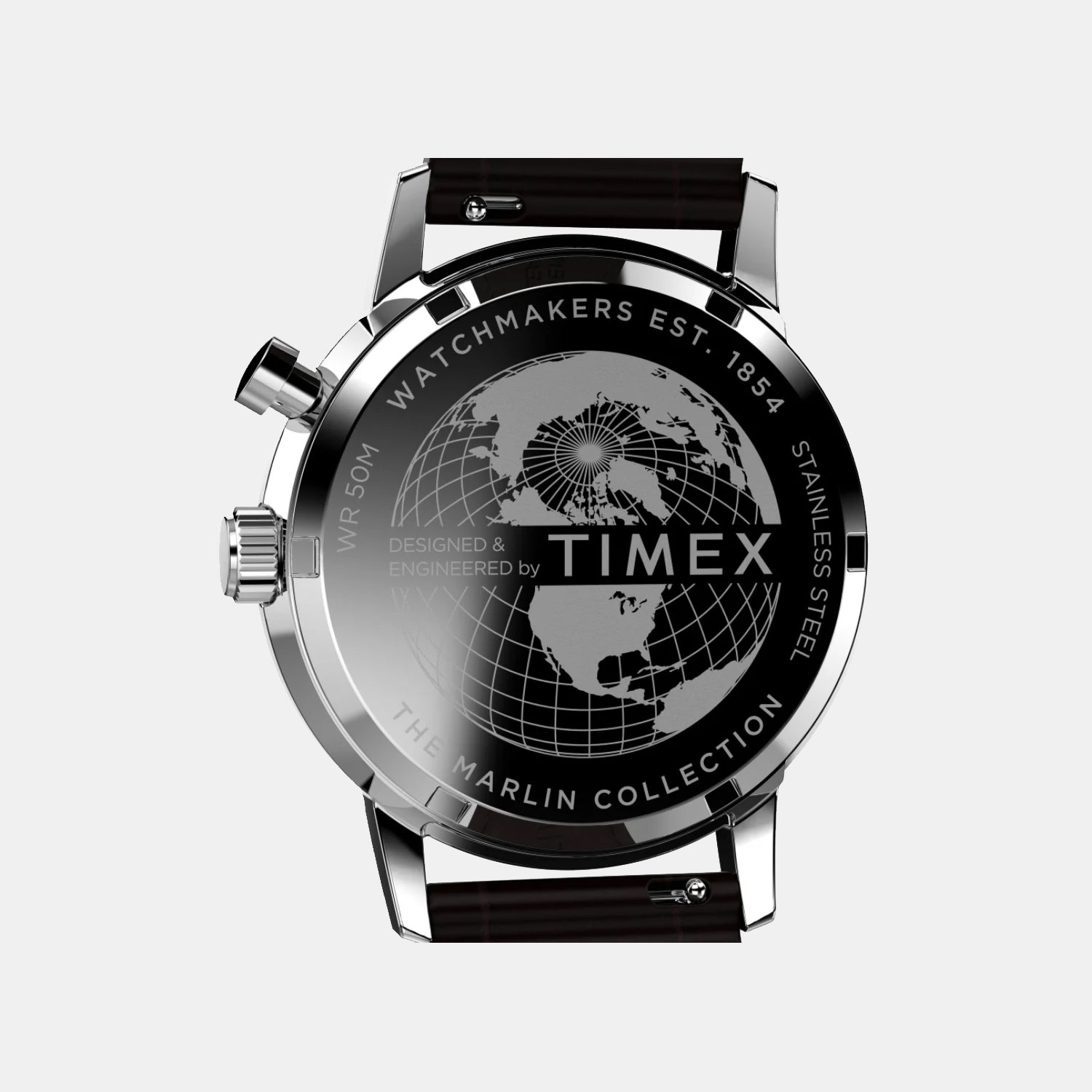 Marlin Men Quartz Rose Gold Dial Multi-Function Leather Watch TW2W51100UJ