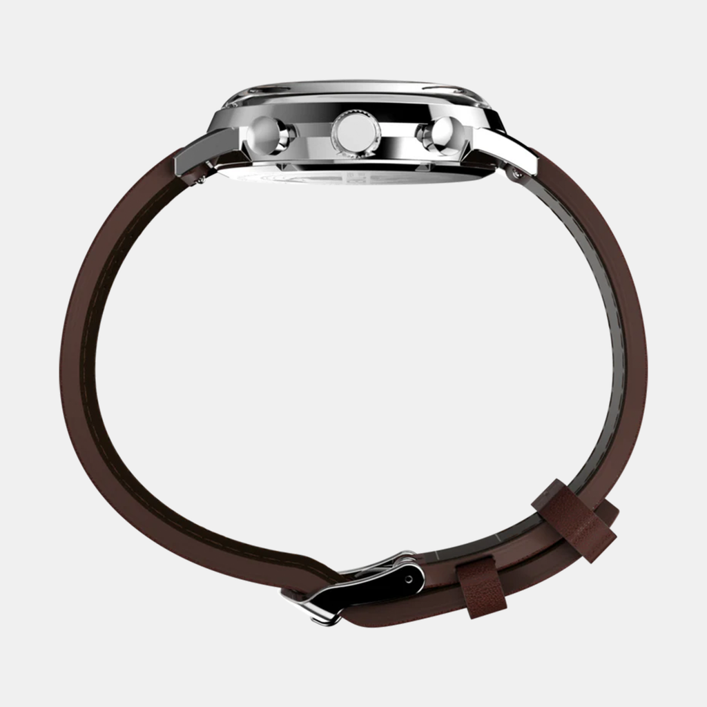 Timex Leather Rose Gold watch