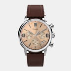 Timex Round Rose Gold Chronograph watch