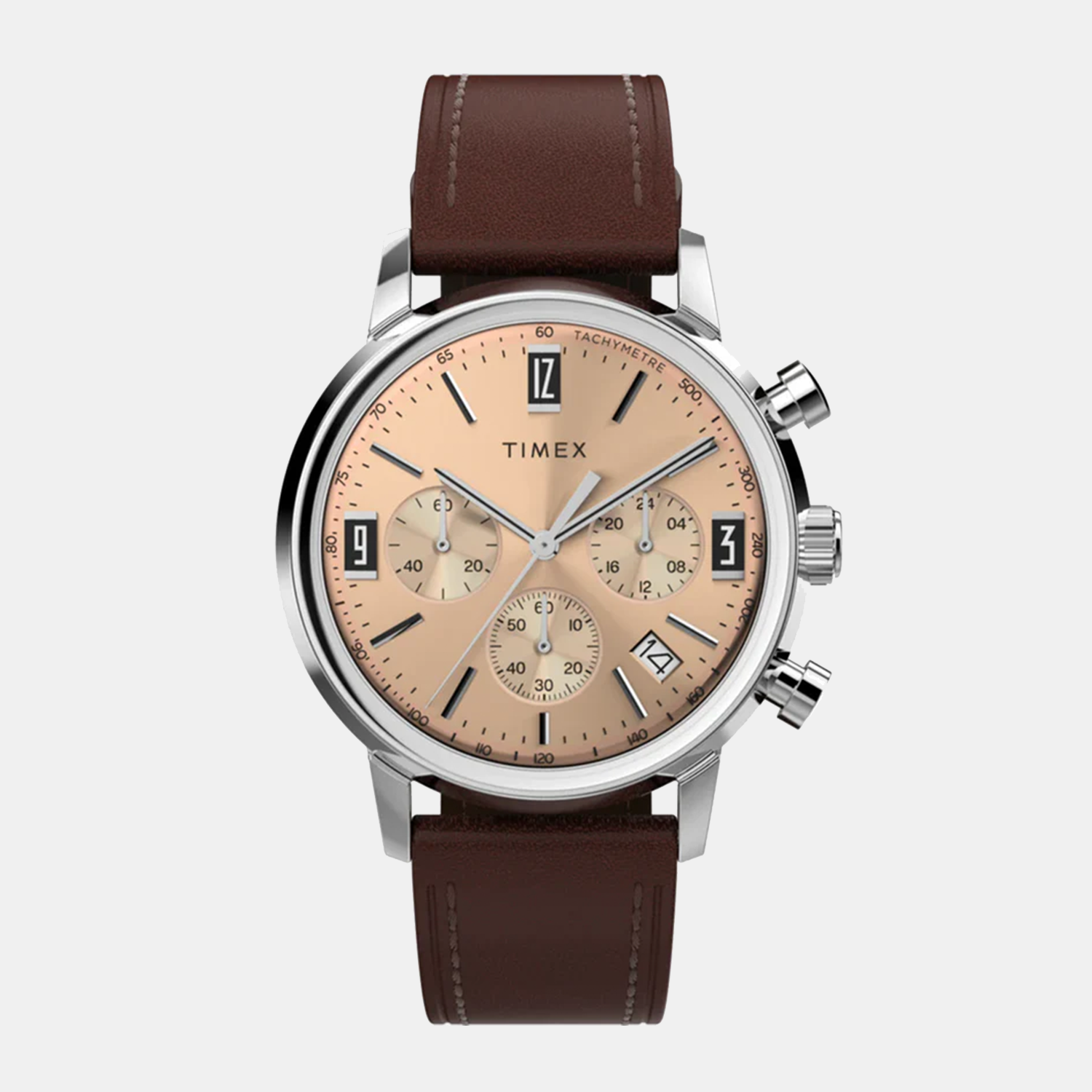 Timex Round Rose Gold Chronograph watch